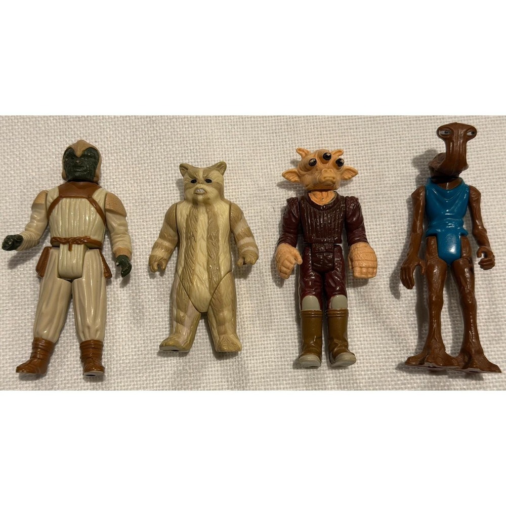 Vintage Kenner Star Wars Action Figure Lot Klaatu Logray Ree-Yees Hammerhead